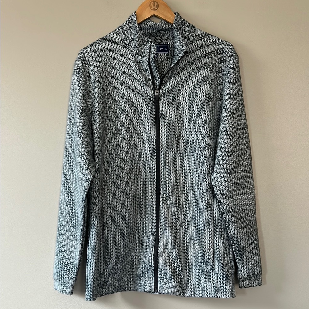 USA Palm Infinity Full Zip Athletic Jacket Size Medium Fly Pattern‎